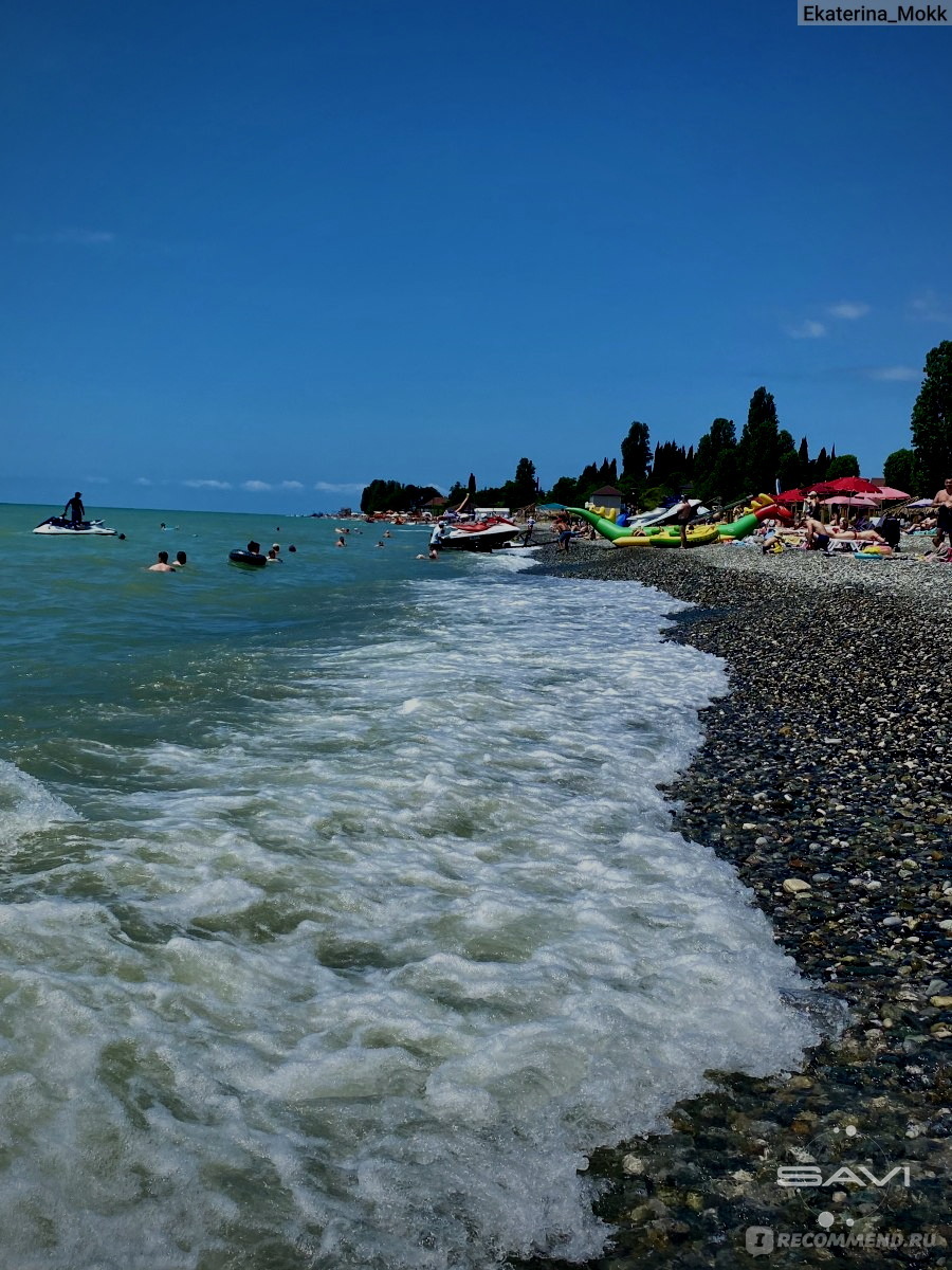 Цандрыпш посёлок море Абхазия