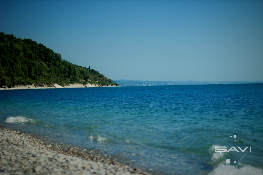 Цандрыпш посёлок море Абхазия