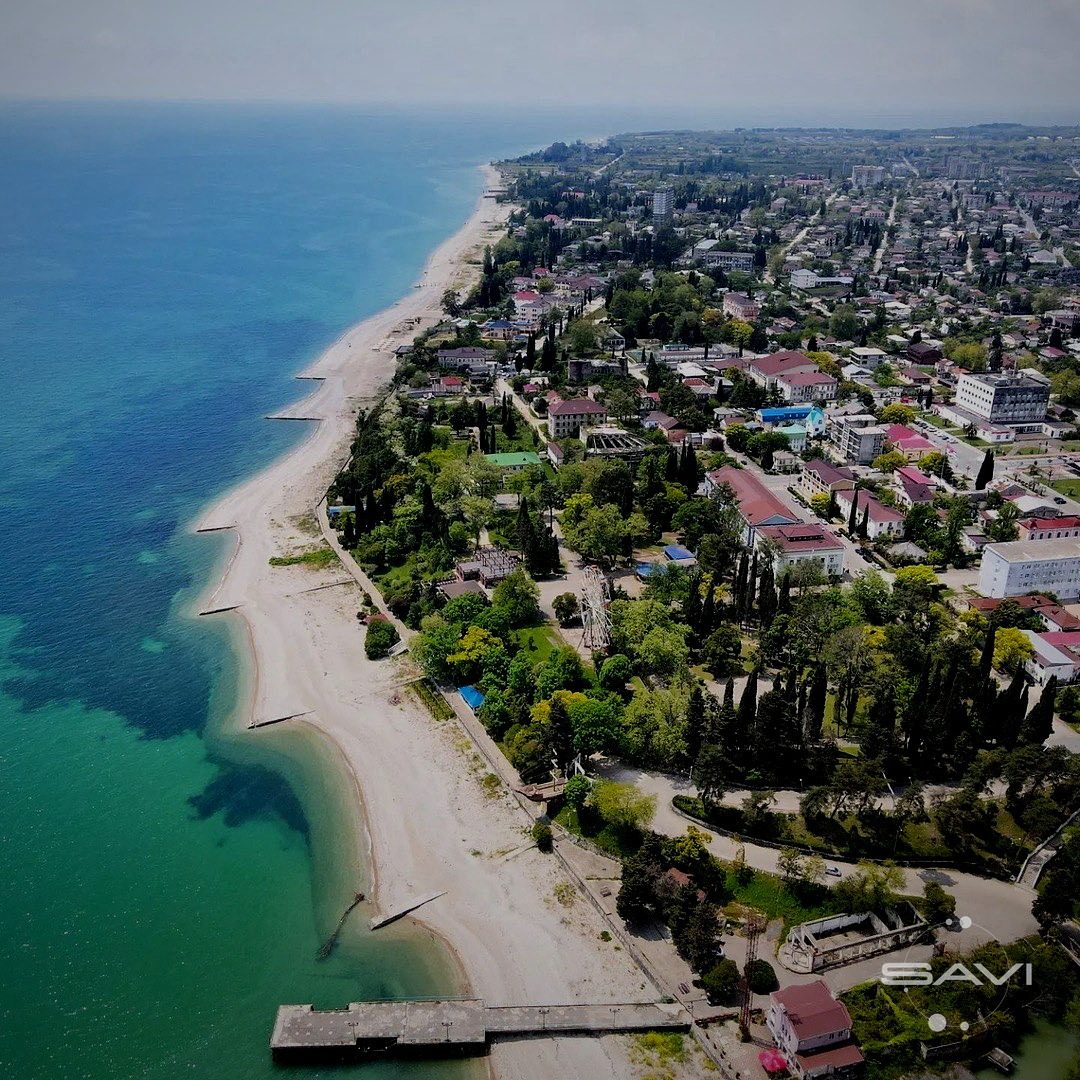 Гудаута набережная город Абхазия