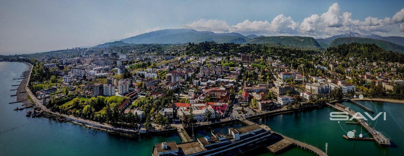 Сухум набережная панорама Абхазия
