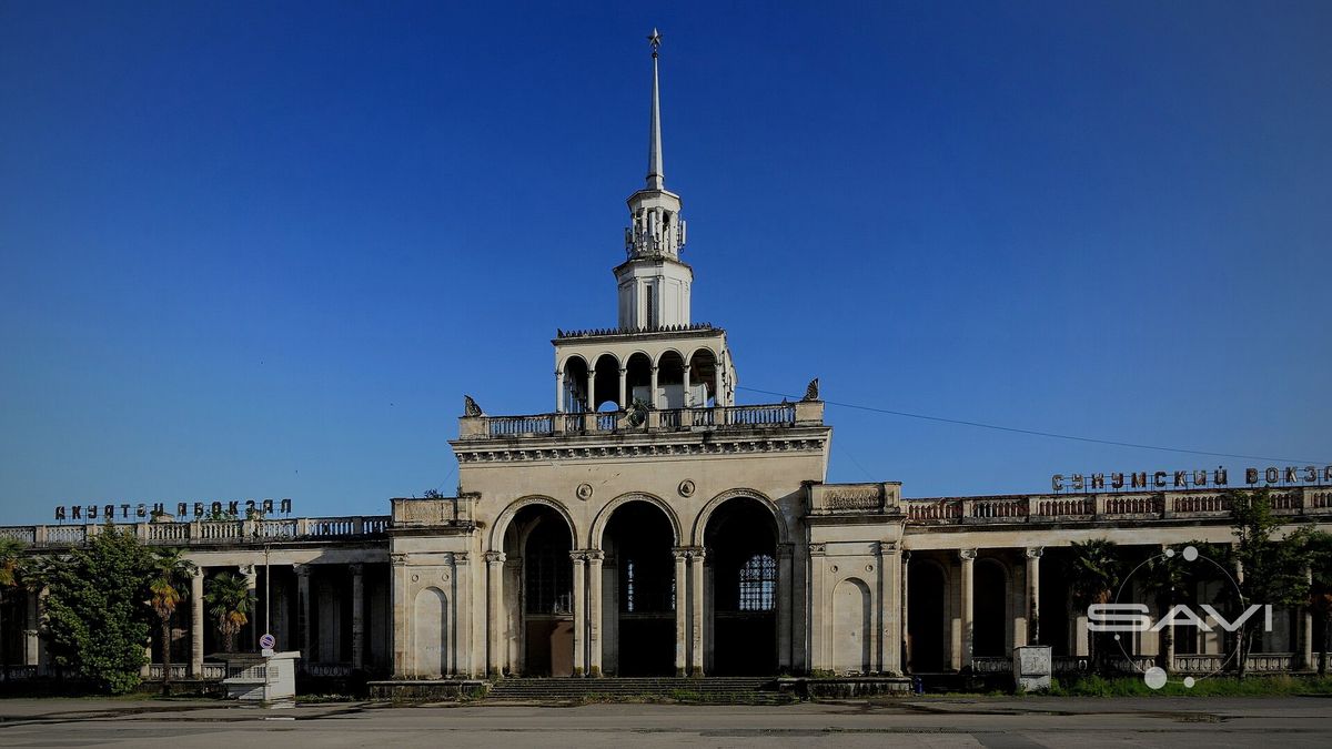 Georgia, Abkhasia, Gulripshi, Сухум - Заброшенный железнодорожный вокзал станции Келасури WMID6786926